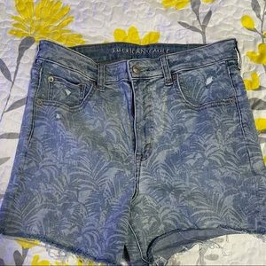 American Eagle size 12 high rise jean shorts